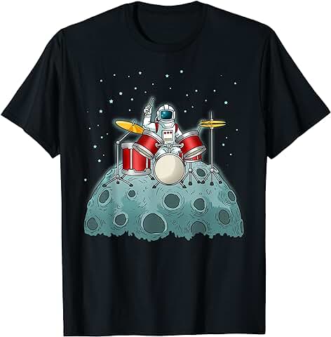 Baquetas de Tambor Regalos para Bateristas Niños Hombres Camiseta Baquetas de Tambor Regalos para Bateristas Niños Hombres Camiseta