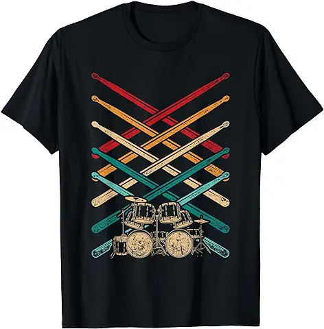 Baterista Regalo Baquetas Música Rock Tambores Batería Camiseta Baterista Regalo Baquetas Música Rock Tambores Batería Camiseta