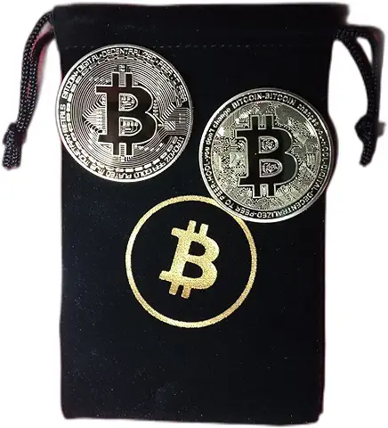 Bitcoin Moneda Fisica Dos Monedas Coleccion Modelos MAX Keiser Tribute y Classic 2013 en Bolsa Terciopelo Bitcoin Moneda Fisica Dos Monedas Coleccion Modelos MAX Keiser Tribute y Classic 2013 en Bolsa Terciopelo