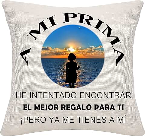 Bommex Regalos Divertidos de Primas para Mujeres Intenté Encontrar Funda de Cojín para Primas Regalo de Cumpleaños de Primas para Mujeres (Prima) Bommex Regalos Divertidos de Primas para Mujeres Intenté Encontrar Funda de Cojín para Primas Regalo de Cumpleaños de Primas para Mujeres (Prima)