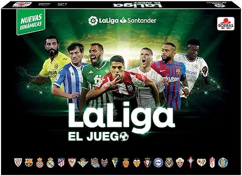 Borras - El Juego de La Liga 2021/22. Juego de Mesa de Estrategia Basado en la Liga, El Juego de Mesa para los Amantes del Fútbol, A Partir de 10 Años (19175)  