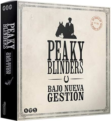 BORRAS - Peaky Blinders. Juego de Mesa de Estrategia, Conviértete en el Gánster más Temido de Birmingham, A Partir de 14 Años, Única Versión en Español (18862)  