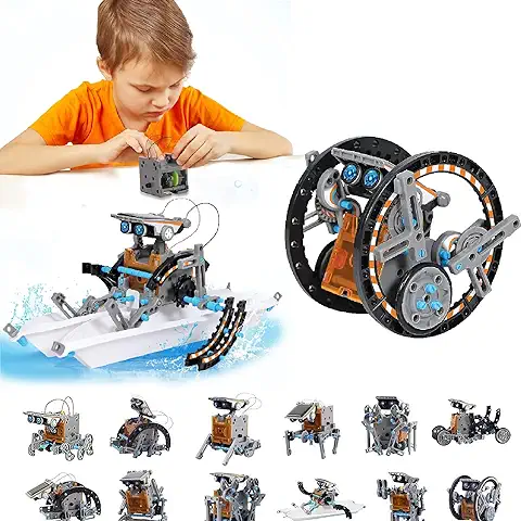 BOZTX 12 en 1 Juegos Educativos Energía Solar Robotica Stem Kits Manualidades Niños 8-12 Años Regalos BOZTX 12 en 1 Juegos Educativos Energía Solar Robotica Stem Kits Manualidades Niños 8-12 Años Regalos