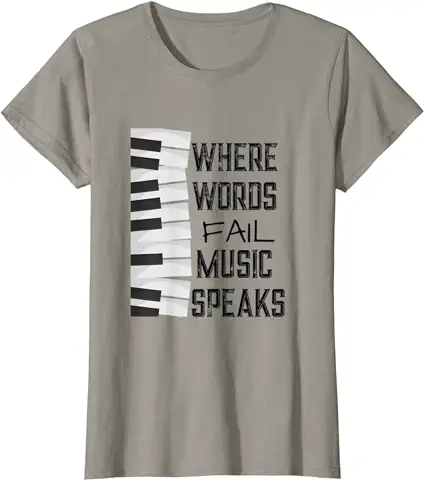 Camiseta de Regalo Temática para Amantes de la Música Camiseta  