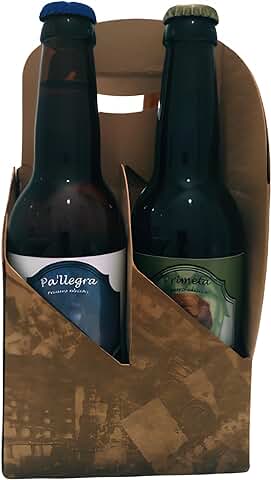 Cerveza Artesana Valles del Lúpulo, pack Regalo Degustación en Botellas de 33 cl (4 Botellas de 33 cl) Cerveza Artesana Valles del Lúpulo, pack Regalo Degustación en Botellas de 33 cl (4 Botellas de 33 cl)