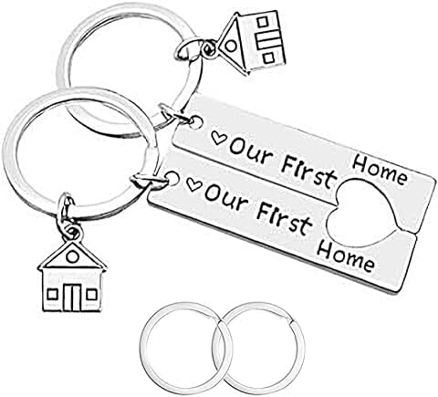 CNYMANY 2 Llaveros para el Hogar, Nuestro Primer Regalo de Inauguración de la Casa, Decoración de Casa, Joyería para el Propietario de la Casa, Esposa, Marido y Amante, Nuestra Primera casa CNYMANY 2 Llaveros para el Hogar, Nuestro Primer Regalo de Inauguración de la Casa, Decoración de Casa, Joyería para el Propietario de la Casa, Esposa, Marido y Amante, Nuestra Primera casa