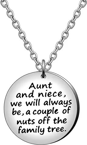 Collar con Colgante de tía y Sobrina, Regalos Familiares, Bodas y Cumpleaños – Tía y Sobrina We Are Always Be Collar con Colgante de tía y Sobrina, Regalos Familiares, Bodas y Cumpleaños – Tía y Sobrina We Are Always Be