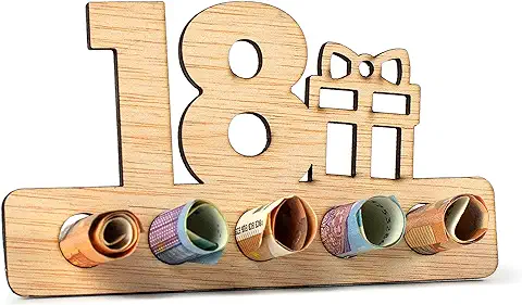 CONTRAXT Tarjeta Regalo Dinero 18 Cumpleaños. Ideas Tarjeta Regalar Dinero 18 Años Original Felicitacion Regalo Decoración Feliz Mayoria de edad Felicidades Chico Chica (Tarjeta 18) CONTRAXT Tarjeta Regalo Dinero 18 Cumpleaños. Ideas Tarjeta Regalar Dinero 18 Años Original Felicitacion Regalo Decoración Feliz Mayoria de edad Felicidades Chico Chica (Tarjeta 18)