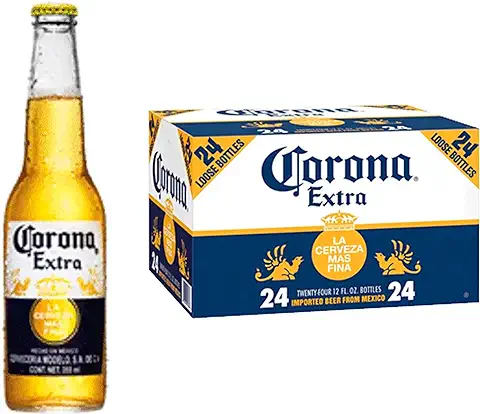 Corona Cerveza Lager Ligera y Refrescante, 4 Packs de 6 Botellas x 35,5 cl, 4,5% Volumen de Alcohol  