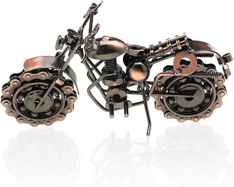 Create idea Retro Vintage Metal Motocicleta Moto Tono Bronce Hecho Hecho A Mano Modelo Metal Plato Ornamento Esculturas Arte Coleccionables Regalo Create idea Retro Vintage Metal Motocicleta Moto Tono Bronce Hecho Hecho A Mano Modelo Metal Plato Ornamento Esculturas Arte Coleccionables Regalo