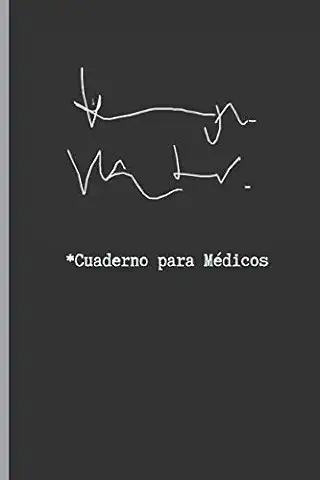 CUADERNO PARA MEDICOS: CUADERNO 15,20 cm x 23 Cm.120 Pgs. REGALO ORIGINAL. DIARIO, APUNTES, AGENDA.  