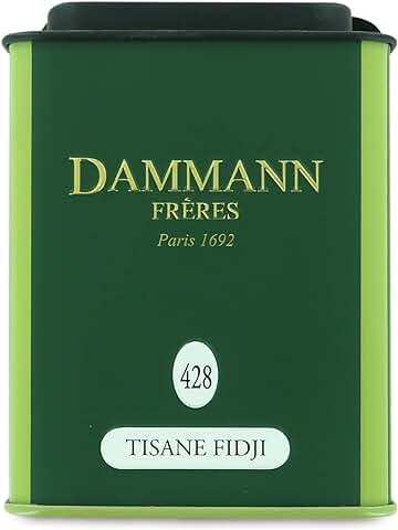 Dammann Tisane Fidji - Infusión de Limón y Jengibre, Lata de 100 gr - Dammann Frères Dammann Tisane Fidji - Infusión de Limón y Jengibre, Lata de 100 gr - Dammann Frères