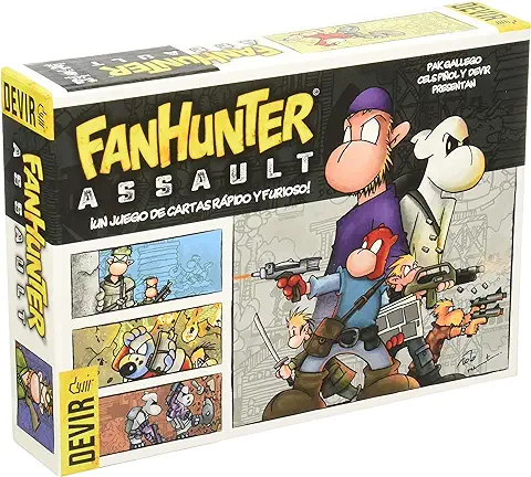 Devir - Fanhunter, Juego de Cartas, Juego de Cartas de Rol, Juego de Cartas con Amigos, Juego de Cartas Divertido y Ingenioso (BGFHAS)  