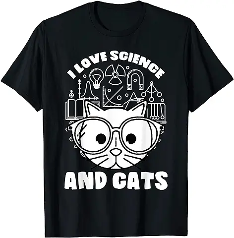 Dice que la Ciencia los Gatos del gato Biología Química Físi Camiseta Dice que la Ciencia los Gatos del gato Biología Química Físi Camiseta