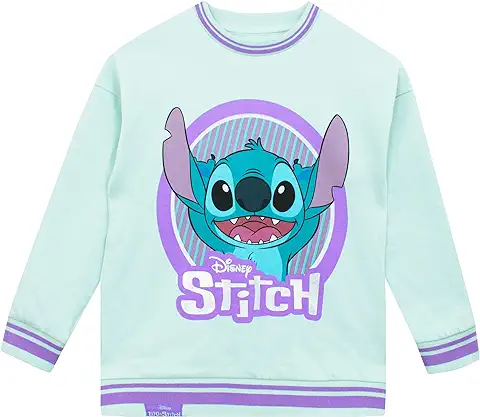 Disney Sudadera De Stitch para Niñas | Ropa De Stitch | Regalos Stitch | Edades de 5 a 13 Años  