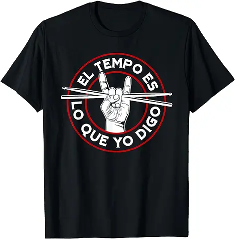 Drummer Baterista Músico Tempo Es Lo Que Digo Batería Camiseta Drummer Baterista Músico Tempo Es Lo Que Digo Batería Camiseta