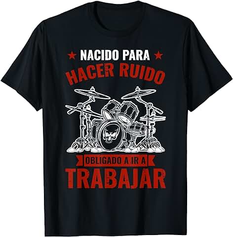 Drummer Regalo Música Baterista Nacido Para Tocar La Batería Camiseta Drummer Regalo Música Baterista Nacido Para Tocar La Batería Camiseta
