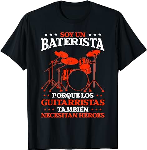 Drumming Baterista Tambores Músico Nacido Para Tocar Batería Camiseta Drumming Baterista Tambores Músico Nacido Para Tocar Batería Camiseta