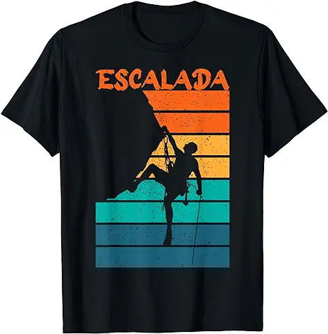 Escalada Montañas Deporte Retro Parkour Hombre Mujer Regalo Camiseta  