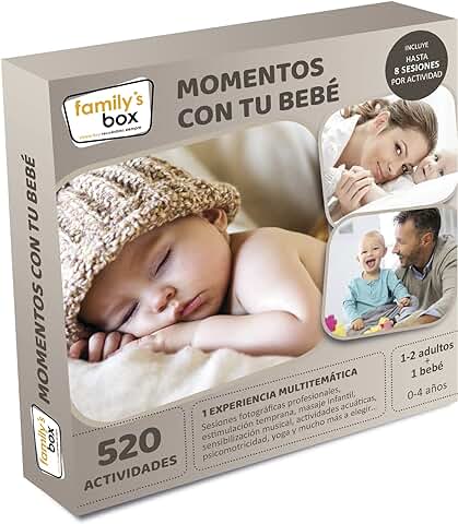 FAMILY'S BOX - Caja Regalo "MOMENTOS CON TU BEBÉ" - Más de 520 Experiencias Multitemáticas para Familias con Bebés  