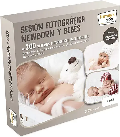 Family's Box Cofre DE EXPERIENCIAS SESIÓN FOTOGRÁFICA Newborn Y BEBÉS  