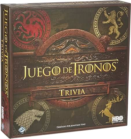 Fantasy Flight Games Juego de Tronos Trivia (FFHBO10) , de 14 a 99 Años, Color/modelo Surtido  