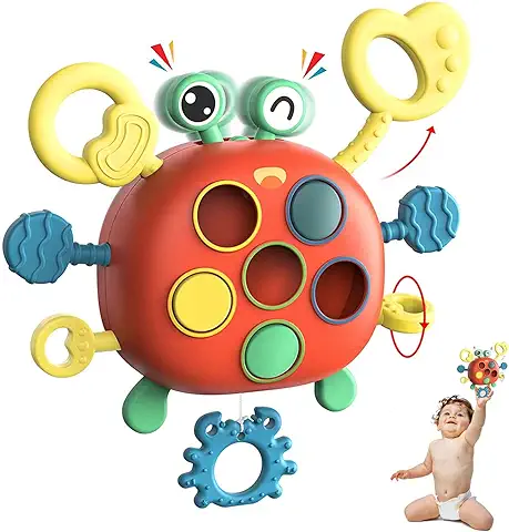 Felly Juguetes Montessori Bebe 1 Año, Juguetes Niños Niña 6 8 12 18 Meses, Juego Sensorial Educativos Juguete Bebes de Actividade Mordedor Regalo de Cumpleaños Navidad  