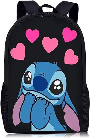 FGen Mochilas Para NiñOs Stitch, Regalos Para NiñOs Y NiñAs, Mochilas Escolares, Regalos Para NiñAs Y NiñOs, 42x29x16 Cm  