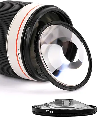 Filtro Caleidoscopio de 77 mm para Efectos Especiales para Fotografía de Cámara Prisma con Efectos Refractivos Accesorios para Filtros de Cámara SLR  