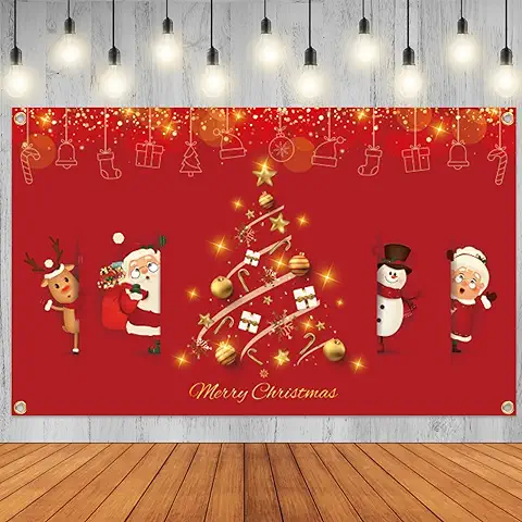 Fondo Navidad Fotografia,Fondos de Navidad,Mural de Navidad,Fondos Navideños Fotografia,Fondo Fotografia Navidad,Fotografía Telón de Fondo Photo Booth Studio Props 180 * 110CM  