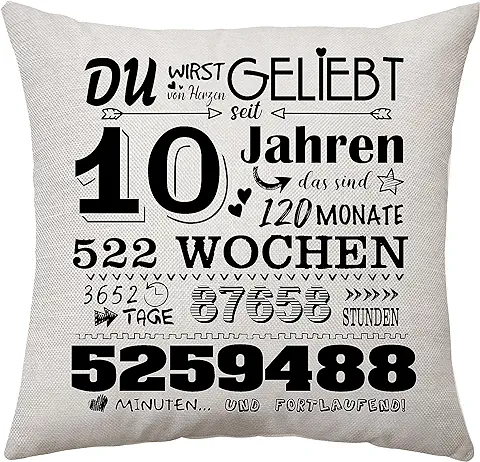 Fundas de Cojín Decorativas para Niñas de 10 Años, para Niños de 10 Años, 10 Años, Funda de Almohada de Cumpleaños, Regalos para 10 Años, Hija, Hijo, Sobrina, Nieta, Regalos de Cumpleaños, idea de Fundas de Cojín Decorativas para Niñas de 10 Años, para Niños de 10 Años, 10 Años, Funda de Almohada de Cumpleaños, Regalos para 10 Años, Hija, Hijo, Sobrina, Nieta, Regalos de Cumpleaños, idea de
