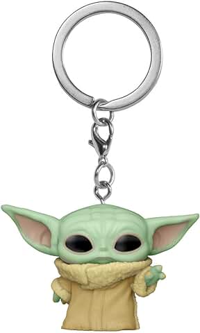 Funko Pop! Keychain: Star Wars: The Mandalorian - Grogu (The Child, Baby Yoda) - Minifigura de Vinilo Coleccionable Llavero Original - Relleno de Calcetines - Idea de Regalo- Mercancia Oficial  