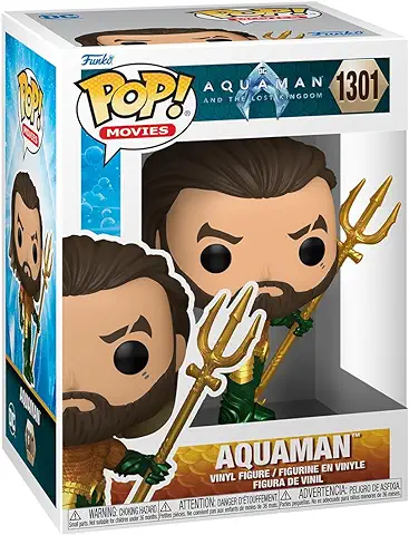 Funko POP! Movies: DC - Aquaman Hero Suit - Figuras Miniaturas Coleccionables Para Exhibición - Idea De Regalo - Mercancía Oficial - Juguetes Para Niños Y Adultos - Fans De Movies  