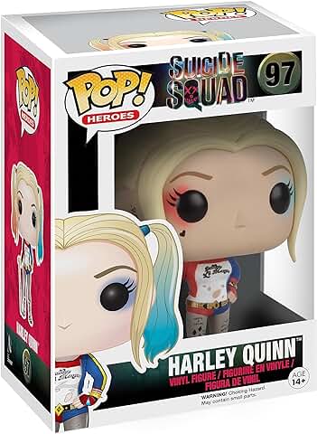 Funko POP! Movies: Suicide Squad - Harley Quinn - Suicide Squad 2016 - Figuras Miniaturas Coleccionables Para Exhibición - Idea De Regalo - Mercancía Oficial - Juguetes Para Niños Y Adultos  