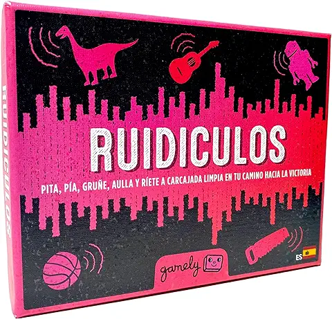 Gamely RUIDICULOS (Español) | El Divertidísimo Juego de Bolsillo en el Que se Hacen Ruidos Ridículos | El Juego de Cartas para Toda la Familia Que Hará Reír a Niños, Jóvenes y Mayores  