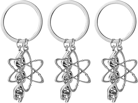 Holibanna 2PCS Biología Química Keychain Símbolo de Ciencia Keychain Microscopio Científico Científico Graduación de Regalos Joyería para Estudiantes para Un Regalo de Químico Holibanna 2PCS Biología Química Keychain Símbolo de Ciencia Keychain Microscopio Científico Científico Graduación de Regalos Joyería para Estudiantes para Un Regalo de Químico
