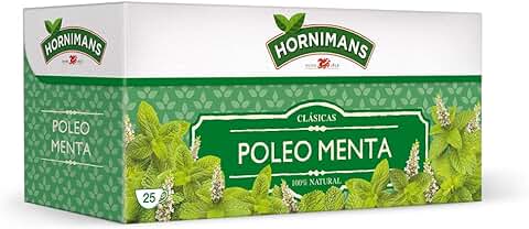 Hornimans Poleo Menta Infusión con Ingredientes 100% Naturales | 25 Bolsitas | Sin Teína Hornimans Poleo Menta Infusión con Ingredientes 100% Naturales | 25 Bolsitas | Sin Teína