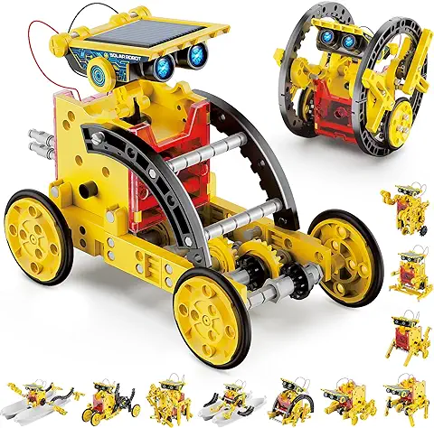 Hot Bee Regalos Niños 8 9 10 11 12 Años, Robot Solar Stem, Robotica para Niños 8-12 Años, Juguete Niños 8-12 Años, Experimentos Niños, Juegos Educativos  