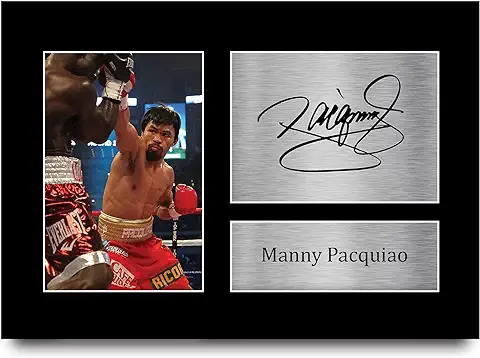 HWC Trading Manny Pacquiao A4 Sin Marco Regalo De Visualización De Fotos De Impresión De Imagen Impresa Autógrafo Firmado Por Los Fanáticos Del Boxeo HWC Trading Manny Pacquiao A4 Sin Marco Regalo De Visualización De Fotos De Impresión De Imagen Impresa Autógrafo Firmado Por Los Fanáticos Del Boxeo