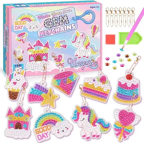 Jinxful Regalo Kit Pintura de Diamante Unicornio Juegos Pegatinas Mosaico, Arte y Manualidades, Educativo, Niños 5-12 Años Jinxful Regalo Kit Pintura de Diamante Unicornio Juegos Pegatinas Mosaico, Arte y Manualidades, Educativo, Niños 5-12 Años