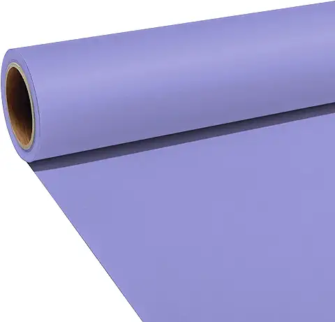 JOBY Seamless Creator Fondo Fotográfico de Papel, Telón de Fondo Fotográfico para Vídeos, Streaming, Telón de Fondo para Sesiones de Fotos, Atrezzo Fotográfico, 1,35X11m, Morado (Pretty in Purple)  