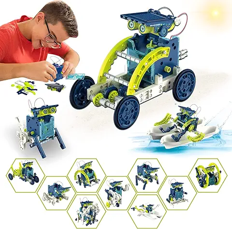 Juguetes Stem para Niños de 8 Años Kit de Robot Solar,Kit de Construcción de Ciencia,Solar Juguetes Ciencia para Niños Regalo para Niños de 8 9 10-12 Año  