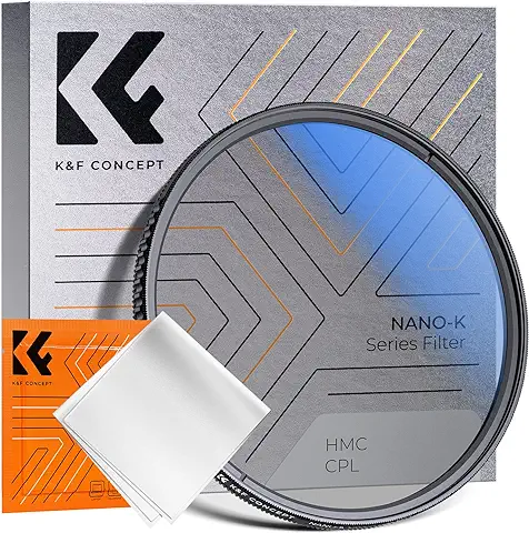 K&F Concept Nano-K Filtro Polarizador Circular CPL de Vidrio óptico con Revestimiento Nano para Objetivo 62mm  