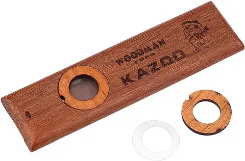 Kazoo De Madera, Ukelele Socio Guitarra Acompañamiento Instrumental BocaMembranas Caja Cubierta Regalo Vintage Silbato Divertido Fácil Aprendizaje Instrumento Musical Niños Y Adultos Para Mochileros  