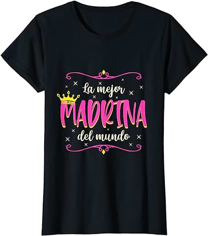 La Mejor Madrina del Mundo Sobrina Sobrino Diciendo Camiseta  