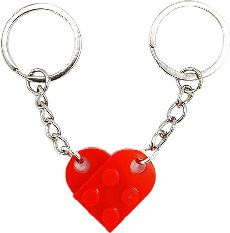 LAC Llaveros Pareja - Llavero Corazon - Regalos Originales para Mujer y Hombre por Aniversario Navidad San Valentin LAC Llaveros Pareja - Llavero Corazon - Regalos Originales para Mujer y Hombre por Aniversario Navidad San Valentin