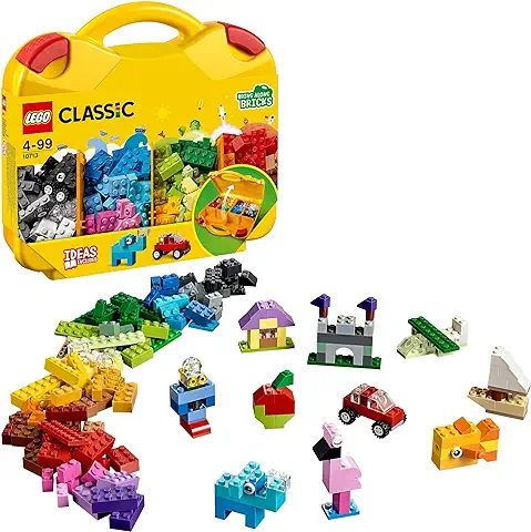 LEGO 10713 Classic Maletín Creativo, Juguete de Almacenamiento de Ladrillos de Colores para Niños Pequeños, Juego de Construcción, Idea de Regalo LEGO 10713 Classic Maletín Creativo, Juguete de Almacenamiento de Ladrillos de Colores para Niños Pequeños, Juego de Construcción, Idea de Regalo