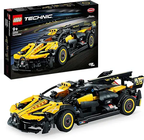 LEGO 42151 Technic Bugatti Bolide, Maqueta de Coche para Construir, Deportivo, Vehículo para Carreras de Juguete, Coleccionable, Idea de Regalo  