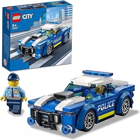 LEGO 60312 City Coche de Policía de Juguete para Niños y Niñas de 5+ Años, Set con Mini Figura, Idea de Regalo LEGO 60312 City Coche de Policía de Juguete para Niños y Niñas de 5+ Años, Set con Mini Figura, Idea de Regalo