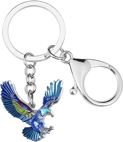 Llavero de águila Voladora de Aleación Esmaltada, Dijes de Pájaro, Regalos Novedosos para Mujeres y Niñas, Cartera  